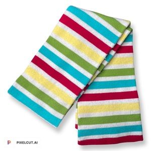 Kids striped scarf